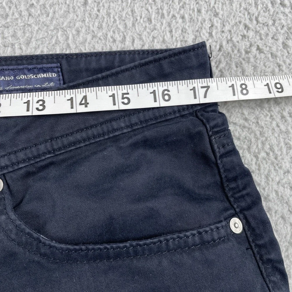 AG Adriano Goldschmie Jean Pant Mens 33x34 Black the Protege Straight Leg Stretc